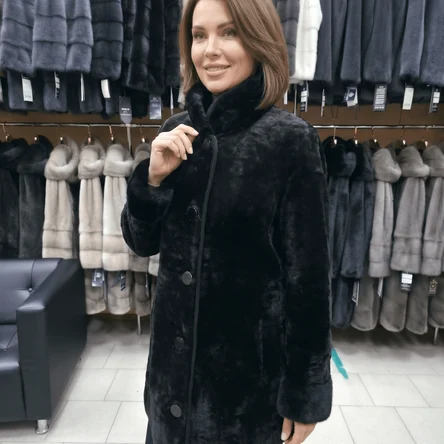 полушубок из мутона